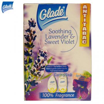 Rezerva odorizant electric Glade Antitabac Lavender + Sweet Violet 20 ml - Pret | Preturi Rezerva odorizant electric Glade Antitabac Lavender + Sweet Violet 20 ml