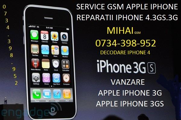 Reparatii Apple iPhone 4 Touch Screen iPhone 4 Decodare Service Iphone 4 Vand Iphone 3G+3G - Pret | Preturi Reparatii Apple iPhone 4 Touch Screen iPhone 4 Decodare Service Iphone 4 Vand Iphone 3G+3G