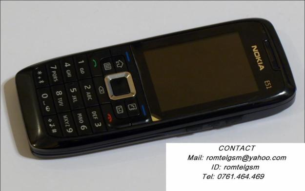 Carcasa Nokia E51 Black ( NEAGRA ) ORIGINALA COMPLETA SIGILATA - Pret | Preturi Carcasa Nokia E51 Black ( NEAGRA ) ORIGINALA COMPLETA SIGILATA