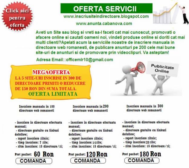 Promovare Online Site-uri - Pret | Preturi Promovare Online Site-uri