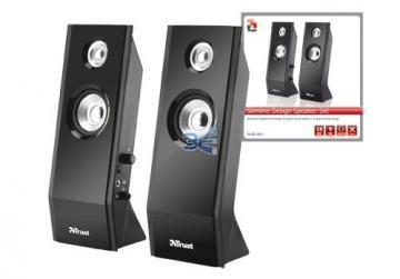 Trust Slimline Design Speaker Set - Negru - Pret | Preturi Trust Slimline Design Speaker Set - Negru
