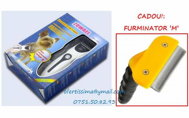 SUPER OFERTA!!! MasinaTuns Animale + CADOU!: Perie FURminator! - Pret | Preturi SUPER OFERTA!!! MasinaTuns Animale + CADOU!: Perie FURminator!