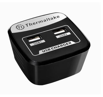 Adaptor Thermaltake TriP Dual USB AC Charger, incarcator USB pentru diverse dispozitive , AC0020 - Pret | Preturi Adaptor Thermaltake TriP Dual USB AC Charger, incarcator USB pentru diverse dispozitive , AC0020