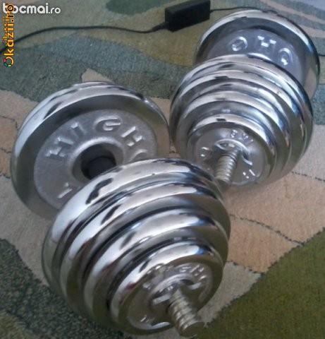 Vand set gantere 40kg - Pret | Preturi Vand set gantere 40kg