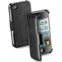 Accesoriu Cellularline Husa din piele ecologica BOOKCASE Black pentru iPhone 4 - Pret | Preturi Accesoriu Cellularline Husa din piele ecologica BOOKCASE Black pentru iPhone 4