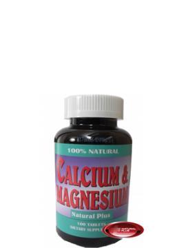 Natural Plus - Calciu &amp; Magneziu 100 tabl - Pret | Preturi Natural Plus - Calciu &amp; Magneziu 100 tabl