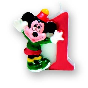 Mickey Mouse - Accesorii Party - Lumanare Cifra 1 - Pret | Preturi Mickey Mouse - Accesorii Party - Lumanare Cifra 1