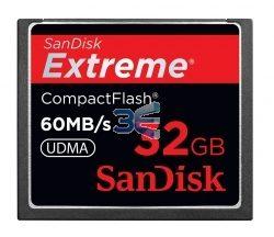 Sandisk Compact Flash 32GB Extreme UDMA 400x + Transport Gratuit - Pret | Preturi Sandisk Compact Flash 32GB Extreme UDMA 400x + Transport Gratuit