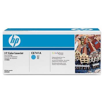 CE741A HP Color LaserJet Cyan Print Cartridge with improved ColorSphere toner formulation and Smart Printing Technology - Pret | Preturi CE741A HP Color LaserJet Cyan Print Cartridge with improved ColorSphere toner formulation and Smart Printing Technology