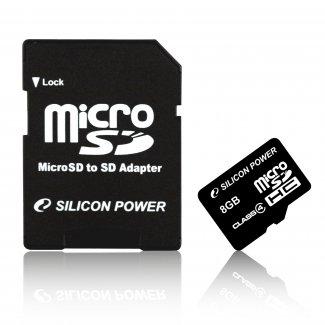Card microSDHC 8GB Silicon Power SP008GBSTH006V10-SP - Pret | Preturi Card microSDHC 8GB Silicon Power SP008GBSTH006V10-SP