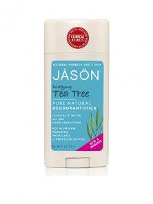 Deodorant stick bio, anti-bacterian, cu Tea Tree, Jason, 75g - Pret | Preturi Deodorant stick bio, anti-bacterian, cu Tea Tree, Jason, 75g