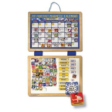 Melissa Doug set joaca calendar din lemn magnetic - Pret | Preturi Melissa Doug set joaca calendar din lemn magnetic