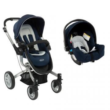 Graco - Sistem Symbio Carucior si Scoica Peacoat - Pret | Preturi Graco - Sistem Symbio Carucior si Scoica Peacoat