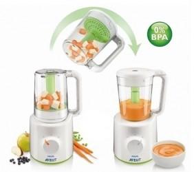 Aparat de gatit cu aburi si blender Avent SCF870/21 - Pret | Preturi Aparat de gatit cu aburi si blender Avent SCF870/21