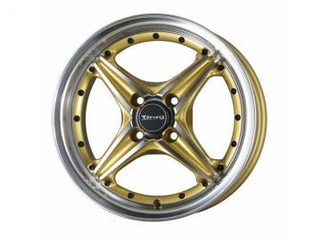 Drag Wheels DR30 Gold Machined Face Janta - Pret | Preturi Drag Wheels DR30 Gold Machined Face Janta