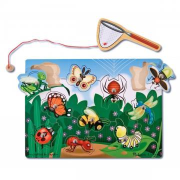 Melissa &amp; Doug - Joc din lemn magnetic Prinde insectele - Pret | Preturi Melissa &amp; Doug - Joc din lemn magnetic Prinde insectele