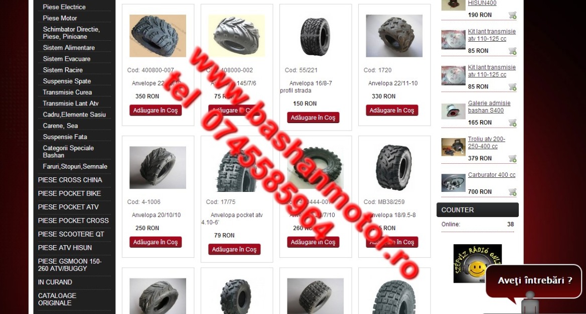 Piese atv china din stoc si la comanda - Pret | Preturi Piese atv china din stoc si la comanda