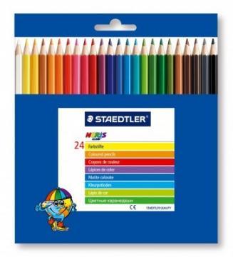 Creioane colorate, 1/1, 24 culori/set, STAEDTLER Noris Club - Pret | Preturi Creioane colorate, 1/1, 24 culori/set, STAEDTLER Noris Club
