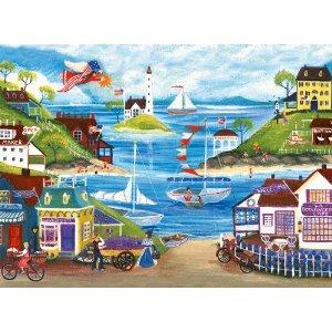 Puzzle Ravensburger 500 Lovely seaside - Pret | Preturi Puzzle Ravensburger 500 Lovely seaside