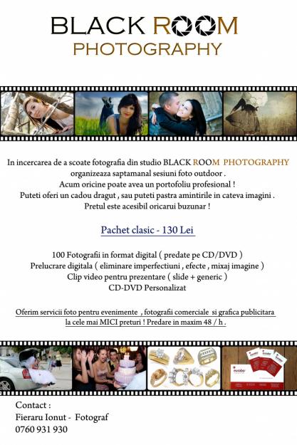 Servicii fotografice si grafica publicitara - Pret | Preturi Servicii fotografice si grafica publicitara