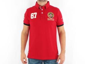 Tricou polo GANGSTER UNIT Barbati - kaofe_red - Pret | Preturi Tricou polo GANGSTER UNIT Barbati - kaofe_red