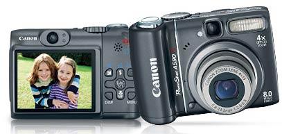 Vand camera foto Canon A590IS  inca in garantie - Pret | Preturi Vand camera foto Canon A590IS  inca in garantie