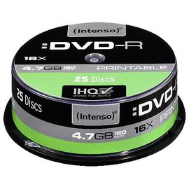 DVD-R 4.7 GB Intenso 25 bucati Cake box, Printabile - Pret | Preturi DVD-R 4.7 GB Intenso 25 bucati Cake box, Printabile