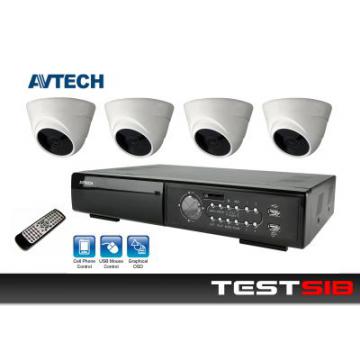 Kit supraveghere video 3 1 Dvr 4 CH + 4 Doom Camera IR - Pret | Preturi Kit supraveghere video 3 1 Dvr 4 CH + 4 Doom Camera IR