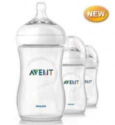 Set 3 biberoane 260 ml Avent - SCF693/37 - Pret | Preturi Set 3 biberoane 260 ml Avent - SCF693/37