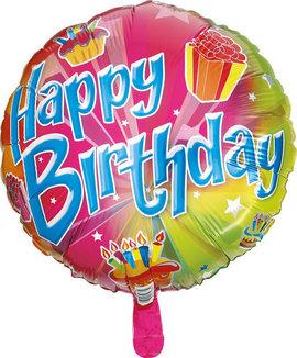 Balon folie metalizata 46cm HAPPY BIRTHDAY ROTUND - Pret | Preturi Balon folie metalizata 46cm HAPPY BIRTHDAY ROTUND