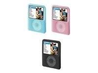 Belkin iPod nano 3g Silicon Sleeve 3 Pack, Black/Blue/Pink - Pret | Preturi Belkin iPod nano 3g Silicon Sleeve 3 Pack, Black/Blue/Pink