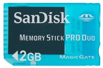 Card memorie SANDISK MEMORY STICK PRO DUO GAMING 2GB - Pret | Preturi Card memorie SANDISK MEMORY STICK PRO DUO GAMING 2GB