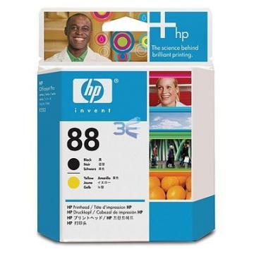 HP 88 , Cap imprimanta Officejet, Negru + Galben - Pret | Preturi HP 88 , Cap imprimanta Officejet, Negru + Galben