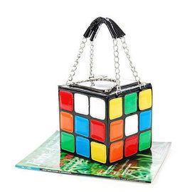 Geanta Colorful Magic Cube Metal Chain - Pret | Preturi Geanta Colorful Magic Cube Metal Chain