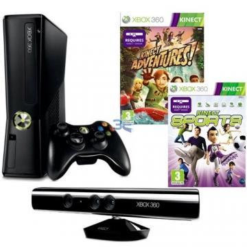 Consola XBOX 360 Casper Black, 4GB + Kinect + Transport Gratuit - Pret | Preturi Consola XBOX 360 Casper Black, 4GB + Kinect + Transport Gratuit