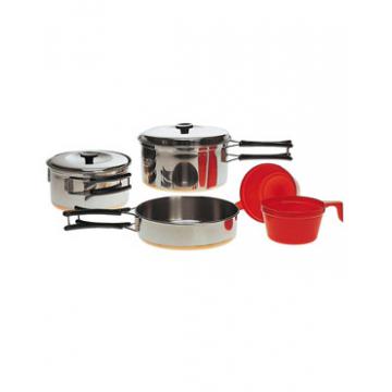 Set de Gatit 2 Persoane - Inox - Pret | Preturi Set de Gatit 2 Persoane - Inox