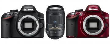 Nikon D3200 55-300mm VR, Upgrade KIT, Negru/Rosu - Pret | Preturi Nikon D3200 55-300mm VR, Upgrade KIT, Negru/Rosu