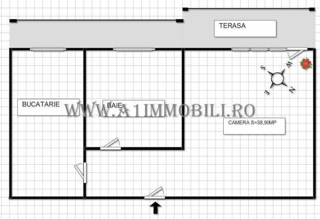 Se vinde apartament 1 camera in spate la Polus intr-un imobil nou - Pret | Preturi Se vinde apartament 1 camera in spate la Polus intr-un imobil nou