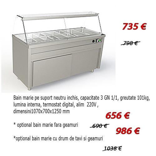 Bain Marie pe suport neutru inchis - Pret | Preturi Bain Marie pe suport neutru inchis