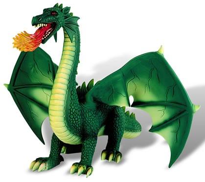 Dragon cu flacari - Verde - Pret | Preturi Dragon cu flacari - Verde