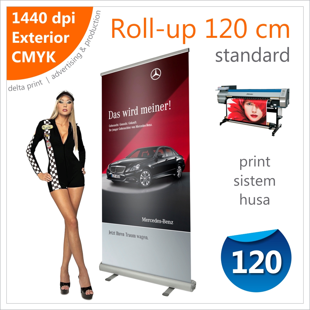 Roll-up 120 x 200 cm Standard – 225 lei - Pret | Preturi Roll-up 120 x 200 cm Standard – 225 lei