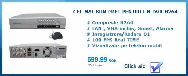 Cel mai ieftin DVR standalone H264 cu vizualizare pe telefonul mobil - Pret | Preturi Cel mai ieftin DVR standalone H264 cu vizualizare pe telefonul mobil