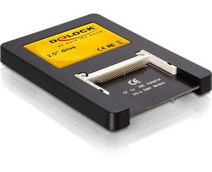 Cititor de carduri interfata 2,5 inch IDE la 2 x Compact Flash, Delock 91662 - Pret | Preturi Cititor de carduri interfata 2,5 inch IDE la 2 x Compact Flash, Delock 91662