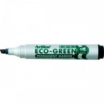 Permanent marker varf tesit, 2,0-5,0mm, corp plastic reciclat, ARTLINE Eco Green - negru - Pret | Preturi Permanent marker varf tesit, 2,0-5,0mm, corp plastic reciclat, ARTLINE Eco Green - negru