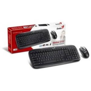 TASTATURA GENIUS SLIMSTAR C110 + MOUSE GENIUS NETSCROLL 200 BLACK PS2/USB 31330194100 - Pret | Preturi TASTATURA GENIUS SLIMSTAR C110 + MOUSE GENIUS NETSCROLL 200 BLACK PS2/USB 31330194100