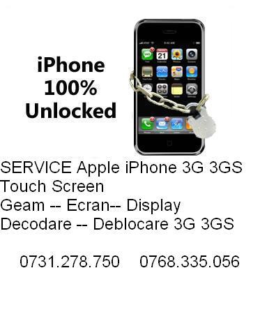 Schimb Touch Screen Display Apple iPhone 3G 3GS Service iPhone 3GS - Pret | Preturi Schimb Touch Screen Display Apple iPhone 3G 3GS Service iPhone 3GS