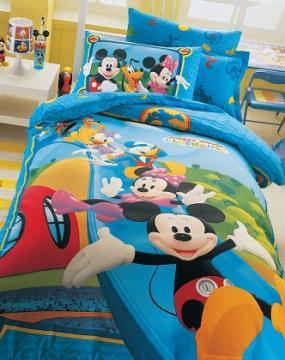 Tac - Lenjerie pat pentru copii Mickey Play - Pret | Preturi Tac - Lenjerie pat pentru copii Mickey Play