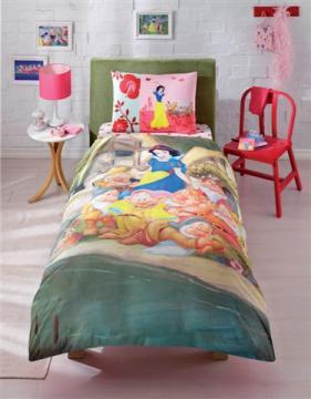Lenjerie de pat pentru copii Tac Disney Snow White - Pret | Preturi Lenjerie de pat pentru copii Tac Disney Snow White