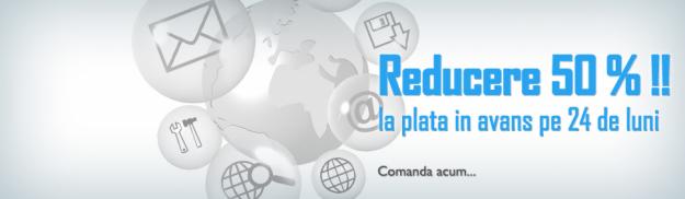 Reducere 50% Gazduire - Pret | Preturi Reducere 50% Gazduire