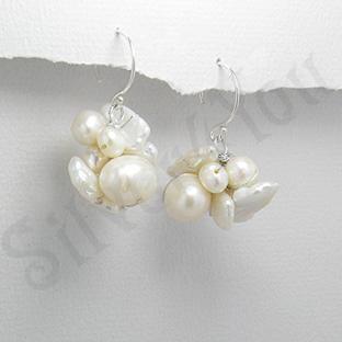 Silver4You.ro - Cercei argint cu perle albe - Pret | Preturi Silver4You.ro - Cercei argint cu perle albe